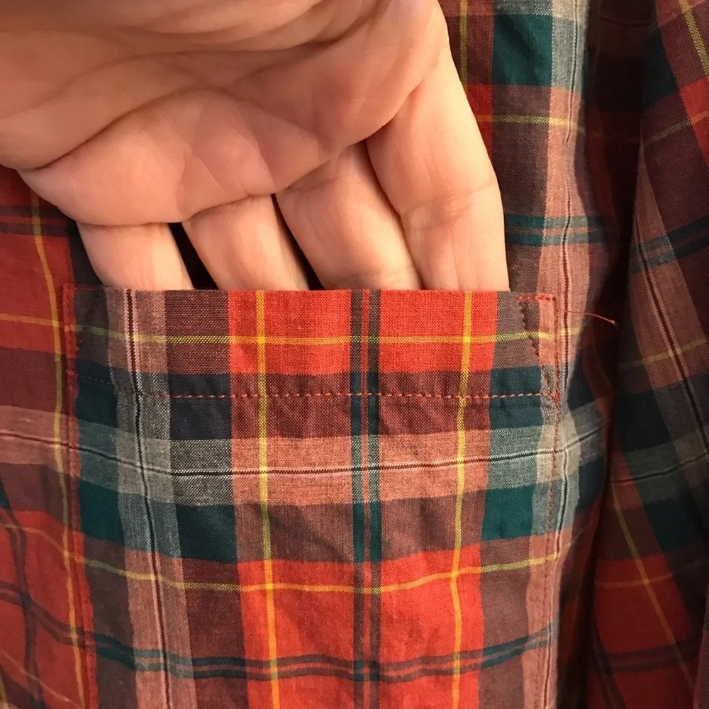🚤J CREW Plaid Button Down Shirt